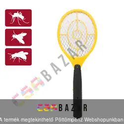 Teniszütő formájú elektromos légycsapó