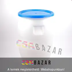 Hordó 30L-es pattintós tetővel műanyag