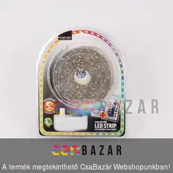 RGB LED szalag szett 5m multicolor IP20 - távirányítóval