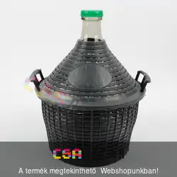 20L-es üveg demizson műanyag burkolattal