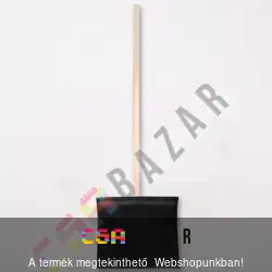Hólapát műanyag fekete 40 cm nyelezve