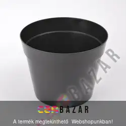 Szürke olcsó virágcserép 22cm