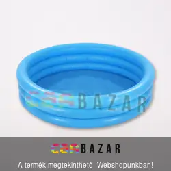 Felfújható medence 147x33cm kék színű 3 gyűrűs INTEX 58426