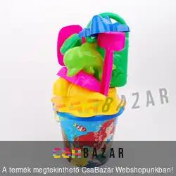 Óriás homokozó szett 9 db-os