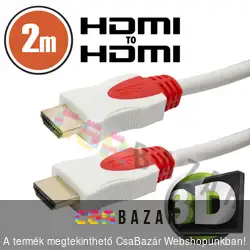 3D HDMI - HDMI kábel 1.4 - 2 m