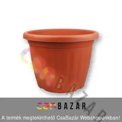 Virágcserép 35cm-es terrakotta
