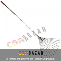 Lombseprű fém nyeles, állítható fogú
