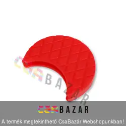Színes, műanyag, kulcsjelölő papucs kerek
