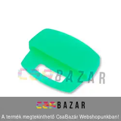 Színes, műanyag, kulcsjelölő papucs négyzet