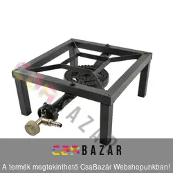 Öntvény Gázzsámoly 25x25 cm-es