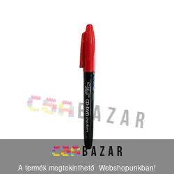 Alkoholos filc közepesen vastag - piros - cd/dvd jelölő