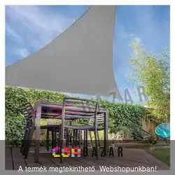 Napvitorla, árnyékoló háromszög, 3,0 m szürke
