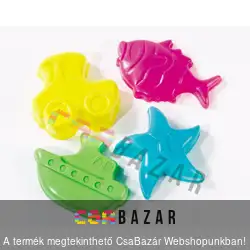 Homokozó formák 4 db-os