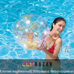 Glitteres felfújható strandlabda 51cm INTEX 58070