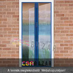 Mágneses mintás szúnyogháló függöny ajtóra vegyes virág mintás 100x210 cm - tévesen felíratozott dobozban